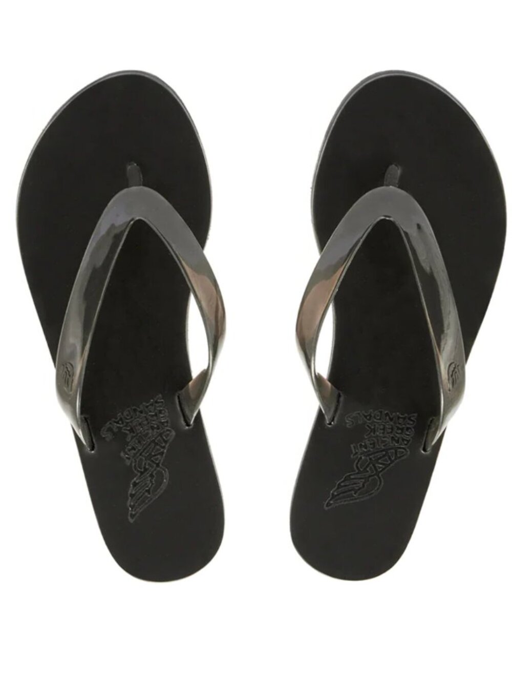 Ancient Greek Sandals brand Saionara Jelly Flip Flop - Black - Fit like 41
